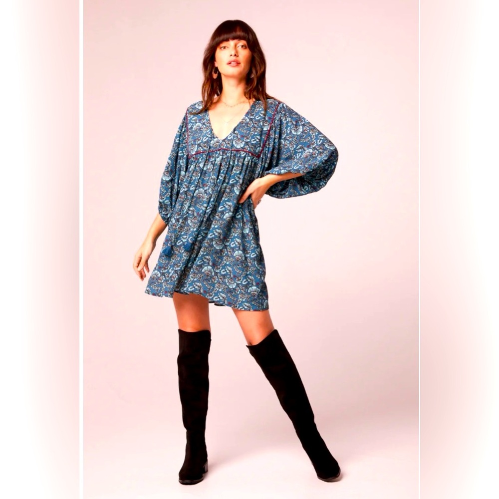 Band of the Free Mallory Boho Mini Dress NWT
